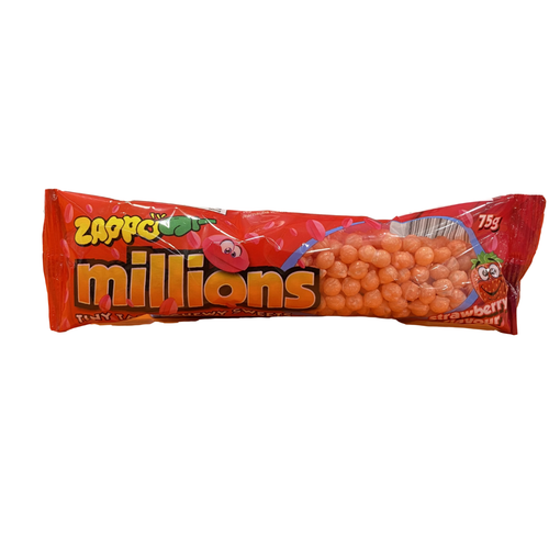 Zappo Millions Variety 75g x 24 Pack Strawberry Blueberry Flavour Treats Lollies - Picture 3 of 7
