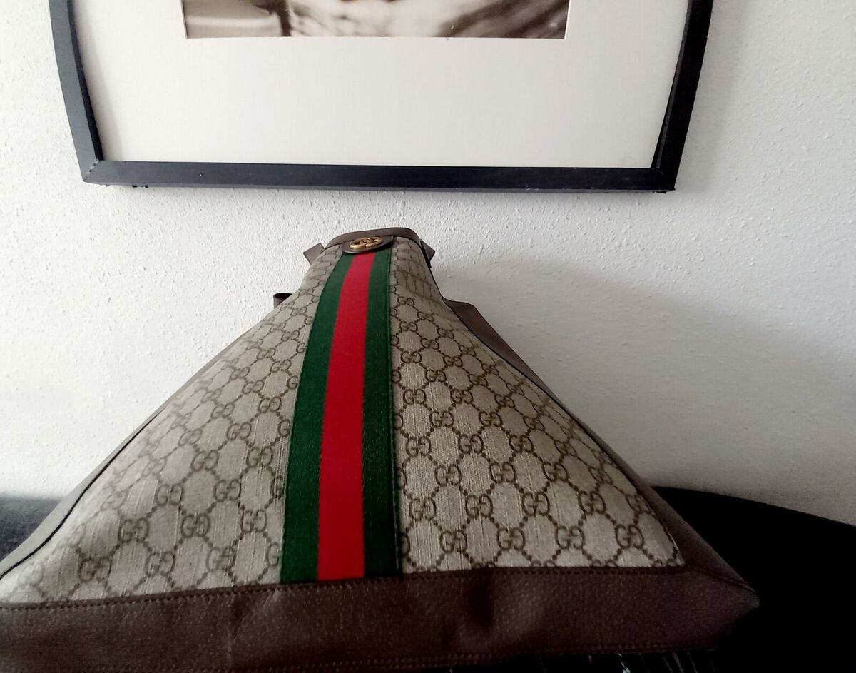 Large gg store supreme tote
