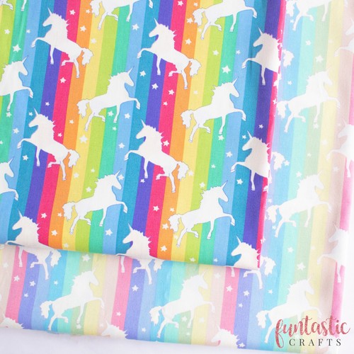 Animal Print Cotton Fabric - 100% Cotton Honey Bees Leopard Unicorns Rainbow - Picture 5 of 61