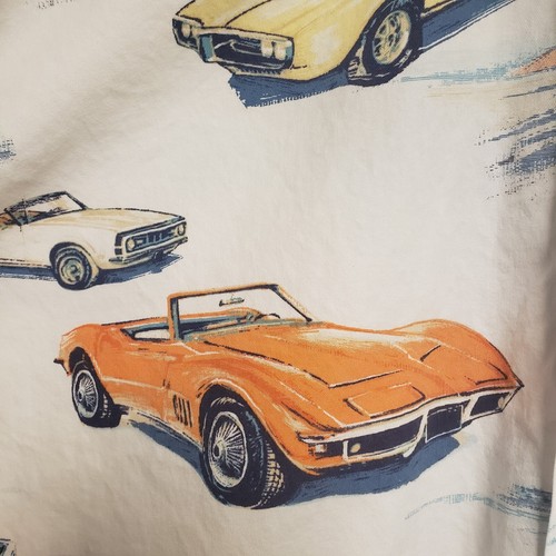Clearwater Class Convertible Cars Mens Outfitters Button Down Shirt Sz Large - Picture 2 of 12