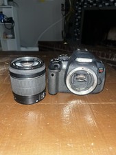 Canon EOS Rebel T5 18.0 MP DSLR Camera W/ 4 Batteries, Battery Charger, Light,