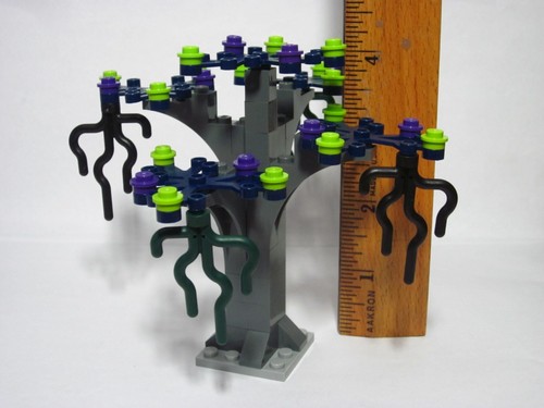 Árbol Bosque Personalizado para LEGO Halloween con Hojas Azul Oscuro y Hierba Marina, Piezas Nuevas - Imagen 4 de 4