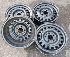 4 x Mercedes Stahlfelgen 6,5Jx15H2 5x112 ET49 W124 (85-97) 1244001202  # 26003