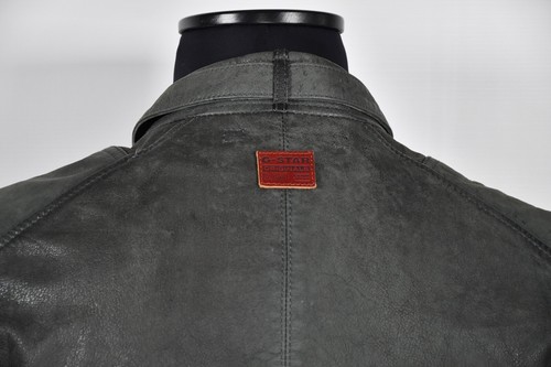 G-Star Raw Cargo Aero Leather Saddle Men's Jacket size L - Picture 5 of 13