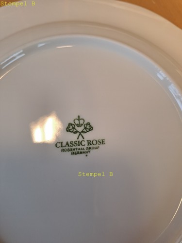 Rosenthal Suppenteller 22,5 cm - MONBIJOU Classic Rose weiss - Bild 6 von 6