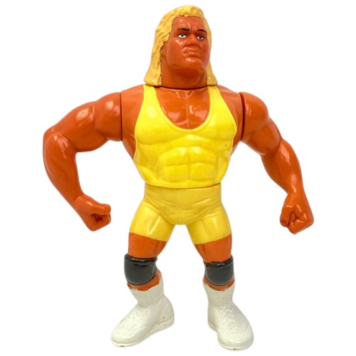 WWF Hasbro Mr Perfect Action Figure Yellow 1990 Wr...