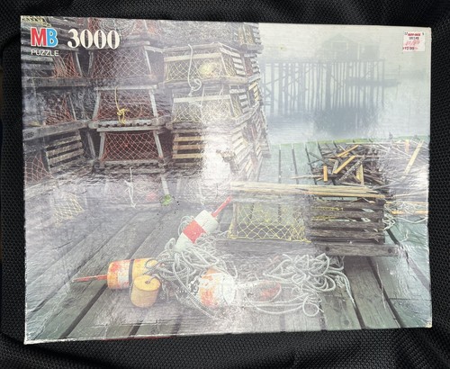 De colección MB Magnum 3000 Piezas PUZZLE Trampas Langosta Corea MAINE Sellado Náutico - Imagen 1 de 4