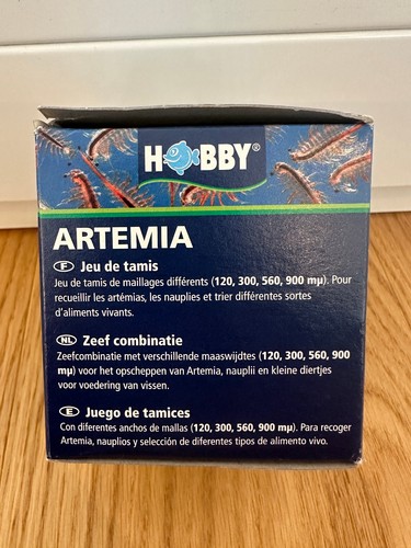 Hobby Artemia Siebkombination Sieb Set Triops Urzeitkrebse Fische Aquarium - Bild 3 von 4