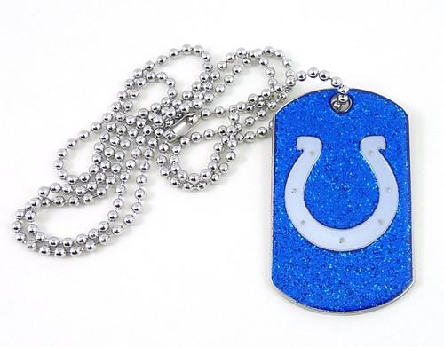 NFL Glitter Dogtag Necklace PICK YOUR TEAM - Picture 27 of 80