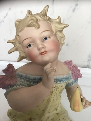 * antique baby doll ୨୧ * 小さな陶器製 の女の子 Baby Doll Girl Porcelain Vintage Doll Ceramic Doll