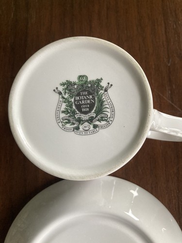 PORTMEIRION Drum Tea Cups Saucers Botanic Garden Susan Williams-Ellis England - Picture 9 of 12