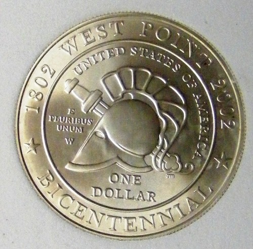 2002-W $1 WEST POINT BICENTENNIAL COMMEMORATIVE SILVER DOLLAR SET # 05082 05001 - Picture 3 of 4