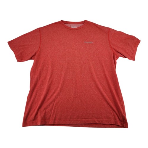 Columbia Omni Wick Red Heathered Kurzarm T-Shirt Herren XXL