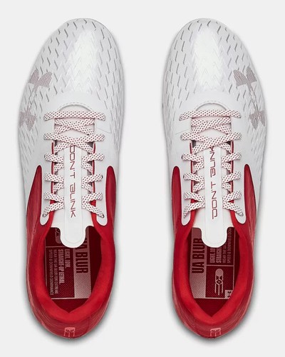 Under Armour Blur LUX MC Low Football Cleats Style 3023190-600 MSRP $130 - Picture 4 of 5