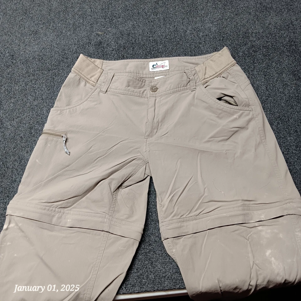 ** Calça de pesca World Wide Sportsman conversível caminhada feminina tamanho 6 - Imagem 4 de 4