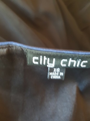 CITY CHIC Womens Blue/Black Special Occasion Maxi Dress Size XS - Picture 5 of 6