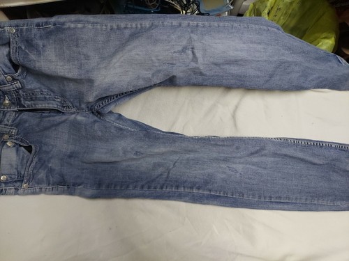 Helix Youth Mens Jeans Size 29 x 30 Slim Straight Embroidered Pockets Stretch - Picture 10 of 10