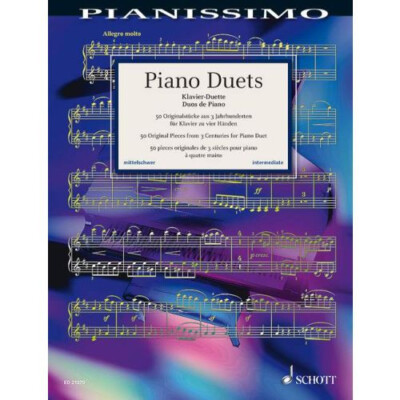 Piano Duets - 50 Originalstücke aus 3 Jahrhunderten, PORTOFREI VOM FACHHÄNDLER