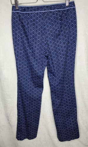 Pantalone donna Sigrid Olsen taglia 8 elasticizzato blu - Foto 4 di 10