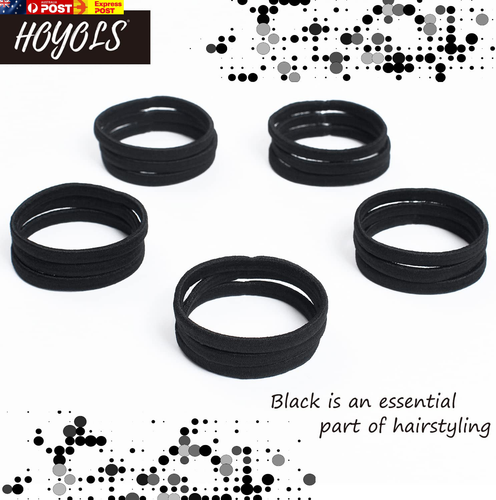 Flat Hair Elastics Ties, No Metal Bands for Heavy and Curly Hair Ponytail Holder - Picture 3 of 7