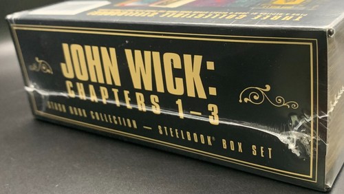 JOHN WICK TRILOGY US EXCLUSIVE 4K BLURAY STEELBOOK STASHBOX *SEALED* PLEASE READ - Picture 18 of 22