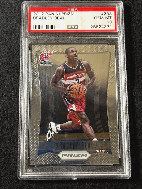 NBAカード SPECTRA BRADLEY BEAL AUTO/10シリ Bradley Beal 10 Graded Basketball Sports Trading Cards