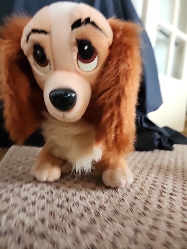 Vtg Disney Lady From Lady And The Tramp Classic Movie Puppy Standing 17" 