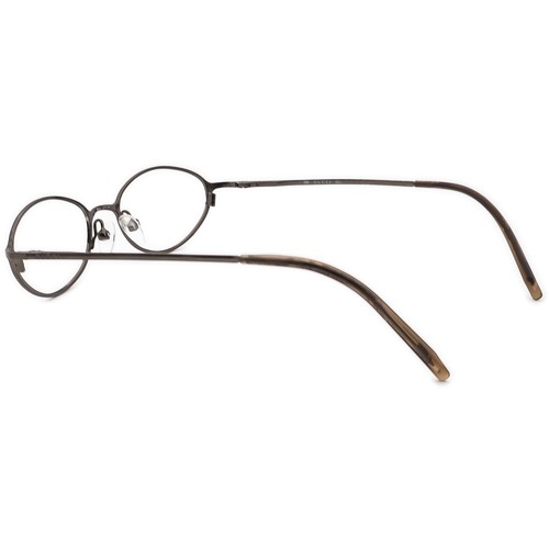 Gucci Eyeglasses L92 Brown Oval Metal Frame 48[]17 130 - Picture 6 of 9
