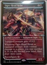 Ogre-Head Helm Showcase #387 | NEO Kamigawa: Neon Dynasty | MTG | Ships Today!