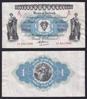 Northern Ireland Banknote 1 Pound 1943 P.-55B Spl+/Xf+