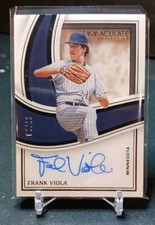 2023 Panini Immaculate Collection Shadowbox Signatures FRANK VIOLA Black SP /10
