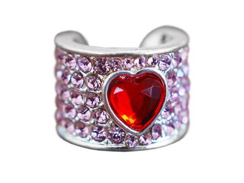 Stethoscope CharMED™ Crystal Heart Free Shipping - Picture 2 of 11