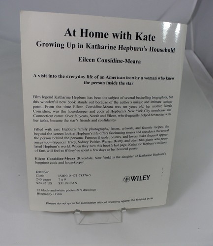 At Home with Kate : Growing up in Katharine Hepburn's Household Advance Copy - Picture 2 of 10
