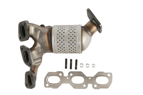 Rear Catalytic Converter with Integrated Exhaust Manifold For 2002-2005 Mazda MP - Picture 4 of 4