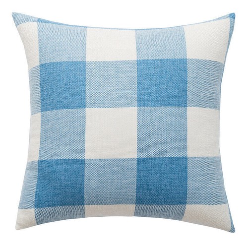 18" 20" 22" 24" Tartan Check Linen Cushion Cover Pillow Cases Waist Home Decor - Bild 16 von 21