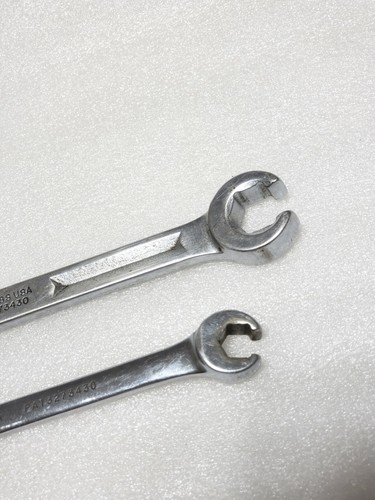 2-Snap On 1/2" x 9/16" Double Flare Nut Wrench RXH1618S & 3/8" Flare RXS12, NICE - Picture 9 of 9