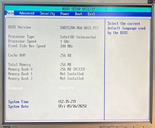 Intel D815EFV PGA370 Motherboard + Celeron 1000A +256MB SDRAM + FAN + I/O Shield - Picture 12 of 13