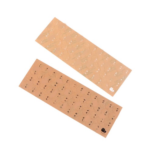 Round Transparent Sticker PC Desktop Keyboard Matte Sticker Thai Full Keybo:J, - Picture 10 of 13
