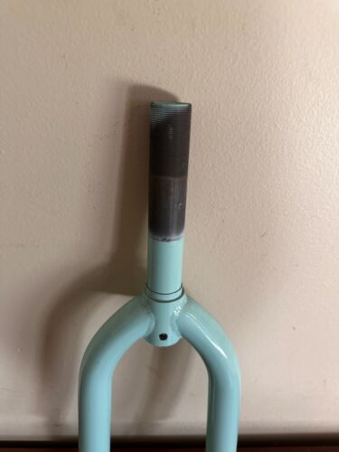 Raleigh 12" Kids Bike Fork 1" Threaded Blue Steel - Picture 2 of 7