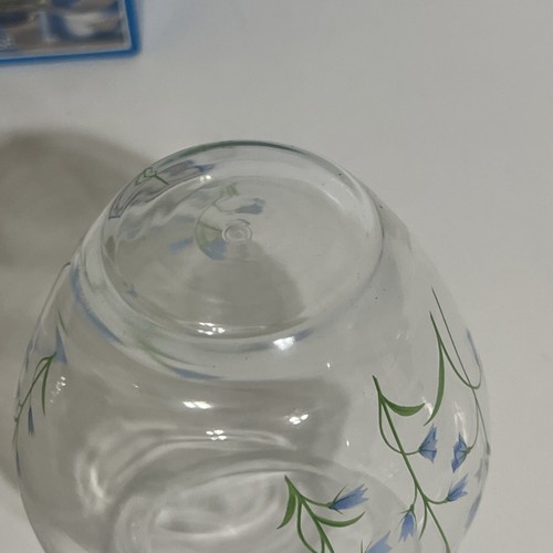 Blaue Glocke Vase 5 1/4 Zoll Vintage - Bild 12 von 12