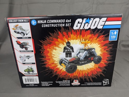 GI Joe Construction Set Lot Of 3 Ninja Cycle Cobra FANG Ferret Hasbro - Picture 16 of 18