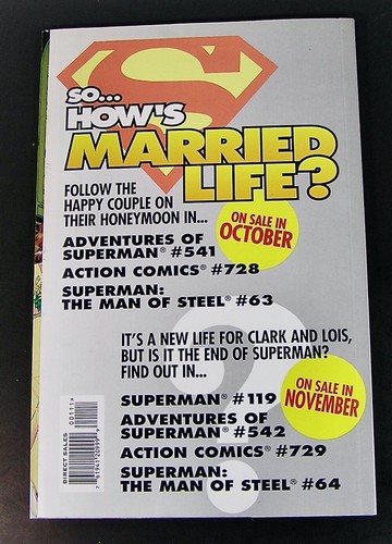 DC Comic "SUPERMAN L'ALBUM DI MATRIMONIO" #1 1996 QUASI NUOVO (lotto g) - Foto 3 di 4