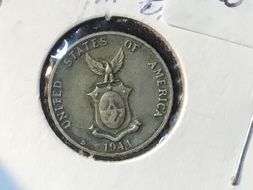 USA Philippinen 1944 D Silber 10 Centavos Welt Silbermünze, WWII Ära, 1 Münze - Bild 21 von 24