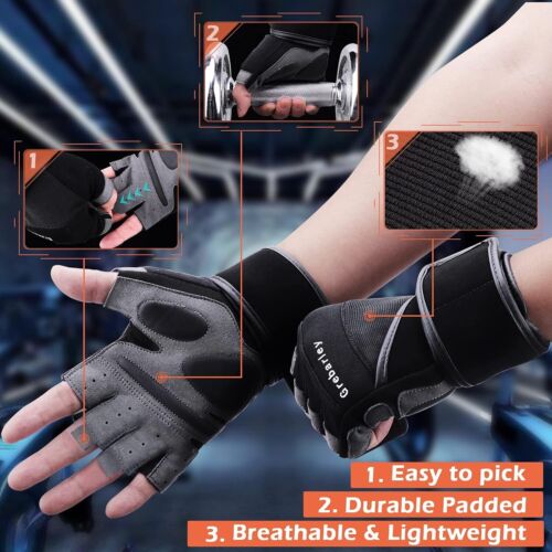 Handschuhe Für Krafttraining Bodybuilding Kraftsport Und Crossfit Training Neu ✅ - Bild 2 von 6