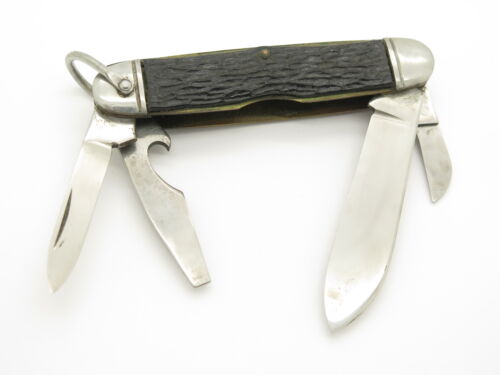 Vintage 1940s-50s Camillus New York Multi Tool Folding Pocket Camp Knife - Picture 2 of 10