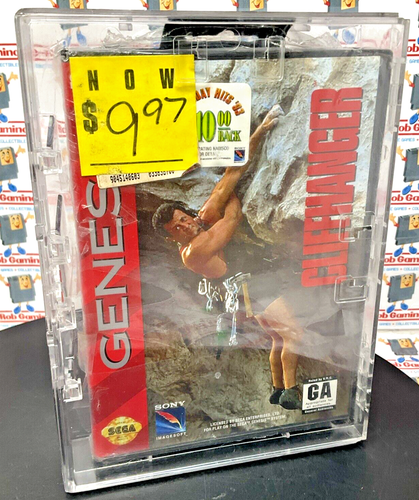 Cliffhanger CIRCUIT CITY Case STALLON Sealed VGA WATA CGC Sega Genesis Clamshell - Picture 1 of 21