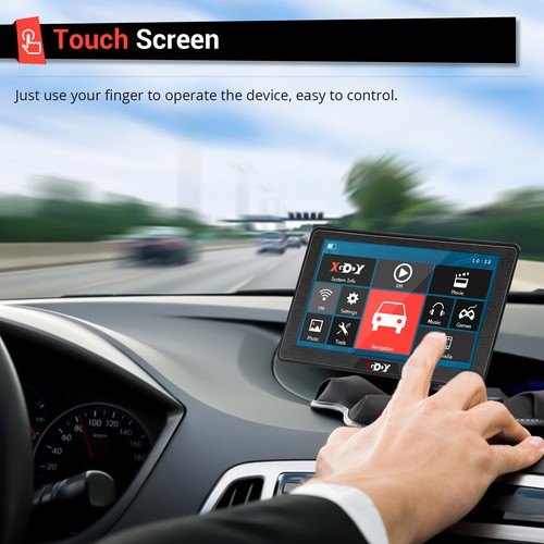 XGODY 7'' Auto GPS Navigation Vehicle Navigator Satellite System for Truck Car - Picture 8 of 13