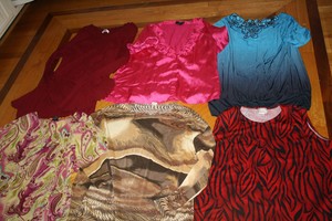 Womens-Huge-57-PC-Wardrobe-Clothing-LOT-XL-1X-14-16-TOPS-SWEATERS-JACKETS-PANTS