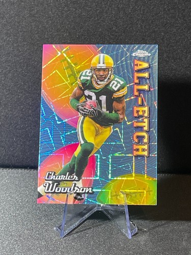 2024 Topps Chrome Charles Woodson CAE-CWO Lazer Parallel All-Etch Insert NFL