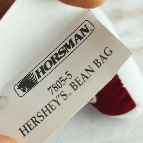 Bolsa de frijoles Hershey 1998 de peluche barra de caramelo juguete de chocolate - Imagen 3 de 5